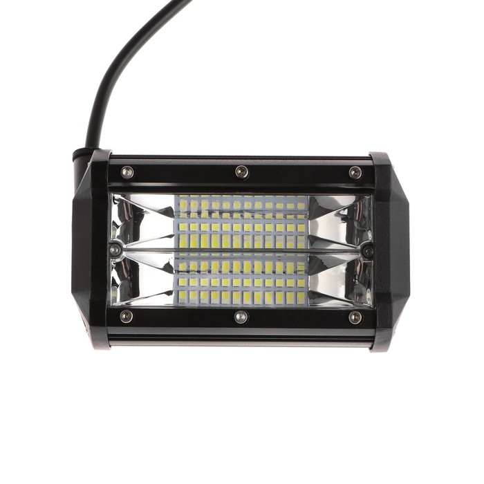 Светодиодная балка, 13,2 см, 9-32 В, 72 Вт, 1700 Лм, провод 40 см, свет белый Светодиодная балка, 13,2 см, 9-32 В, 72 Вт, 1700 Лм, провод 40 см, свет белый