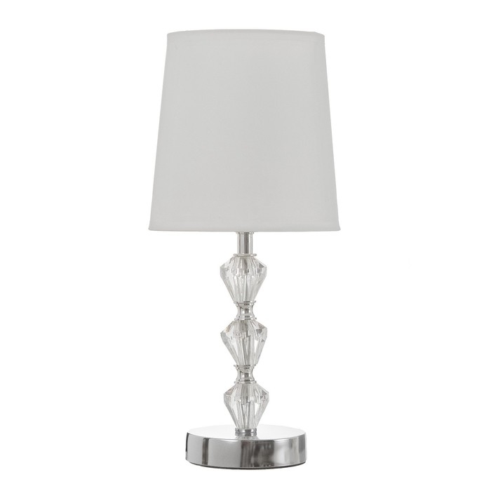Настольная лампа Настольная лампа "Ванесса" Е14 40Вт хром 22,5х22,5х28 см RISALUX