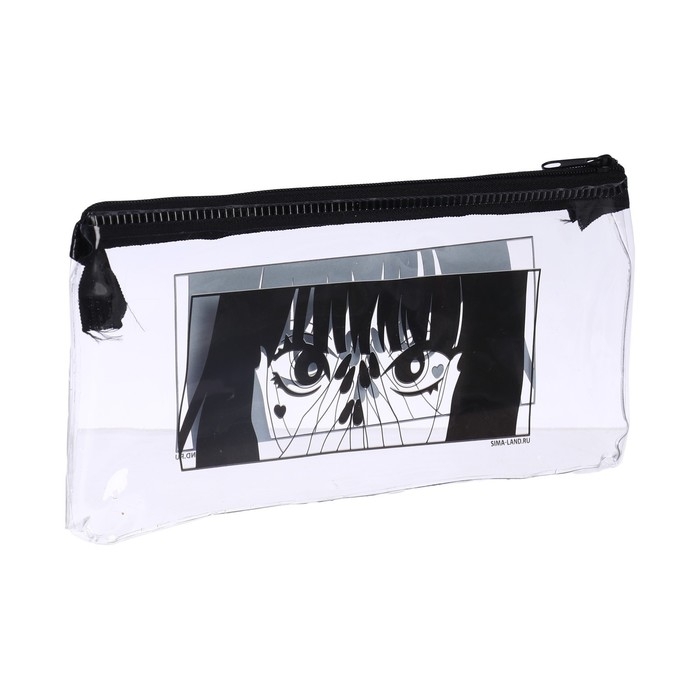 Пенал мягкий 1 отделение, 95 х 205 мм, плоский, ПВХ, Calligrata Пенал мягкий 1 отделение, 95 х 205 мм, плоский, ПВХ, Calligrata "Аниме"