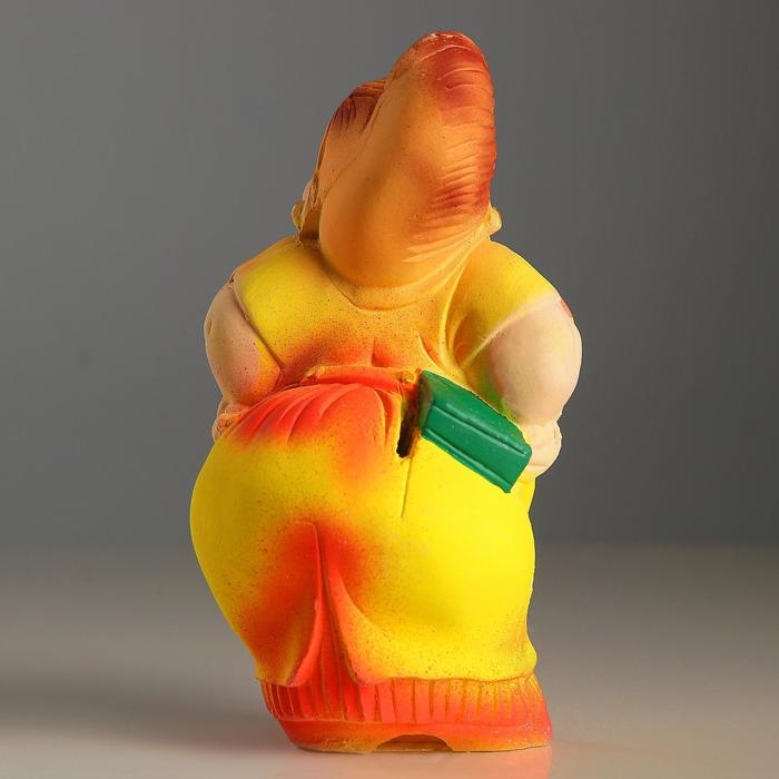 Копилка Копилка "Продавец Дуся" жёлтый, 11х10х18см