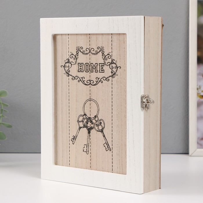 Ключница дерево 6 крючков Ключница дерево 6 крючков "Связка ключей" 19,5х5,5х26 см