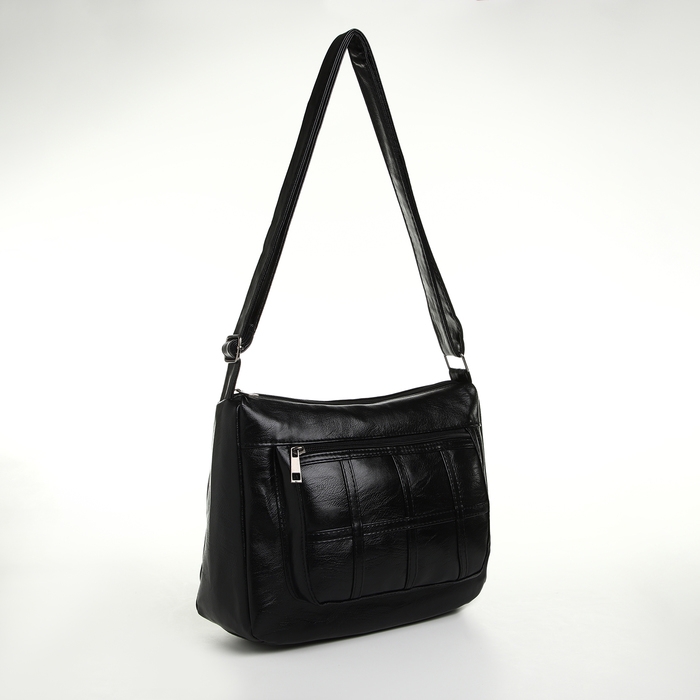 Сумка женская на молнии, цвет чёрный Сумка женская на молнии, цвет чёрный