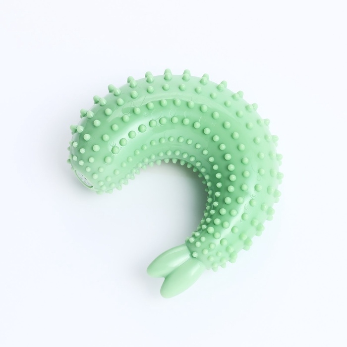 Игрушка массажная для собак Игрушка массажная для собак "Креветка" 9 см, ТПР, микс цветов