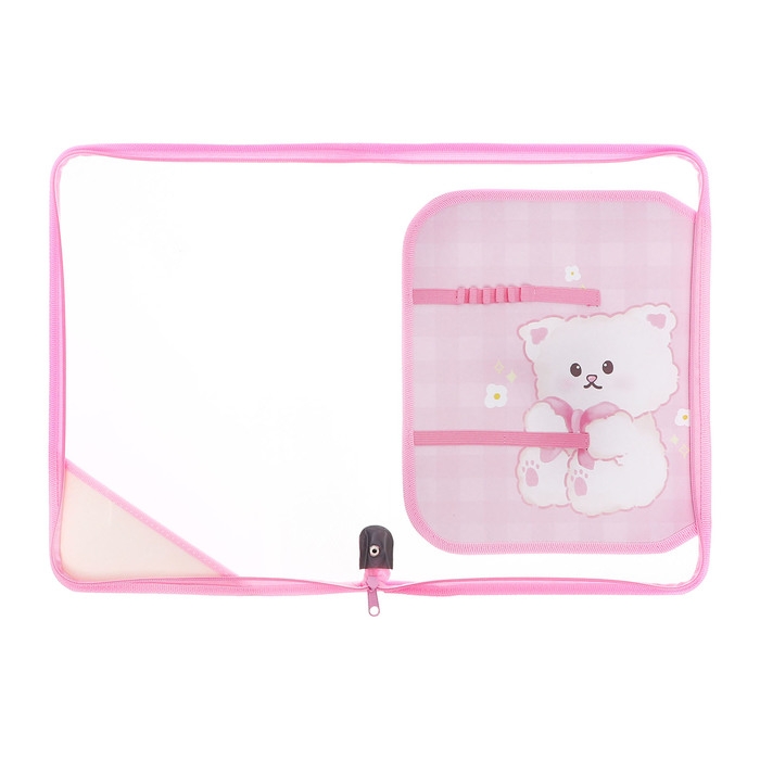 Папка для труда А4, 325 х 230 х 25 мм, молния вокруг, откидная планка, пластиковая, ПТР-1, Calligrata  Папка для труда А4, 325 х 230 х 25 мм, молния вокруг, откидная планка, пластиковая, ПТР-1, Calligrata "Корея персы"