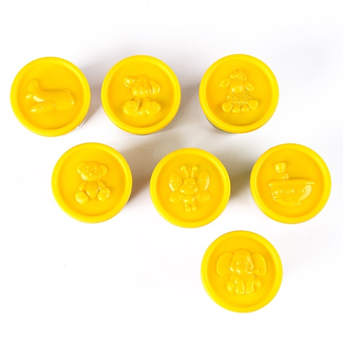 Тесто для лепки, 7 цветов 15 г в ведёрке Тесто для лепки, 7 цветов 15 г в ведёрке