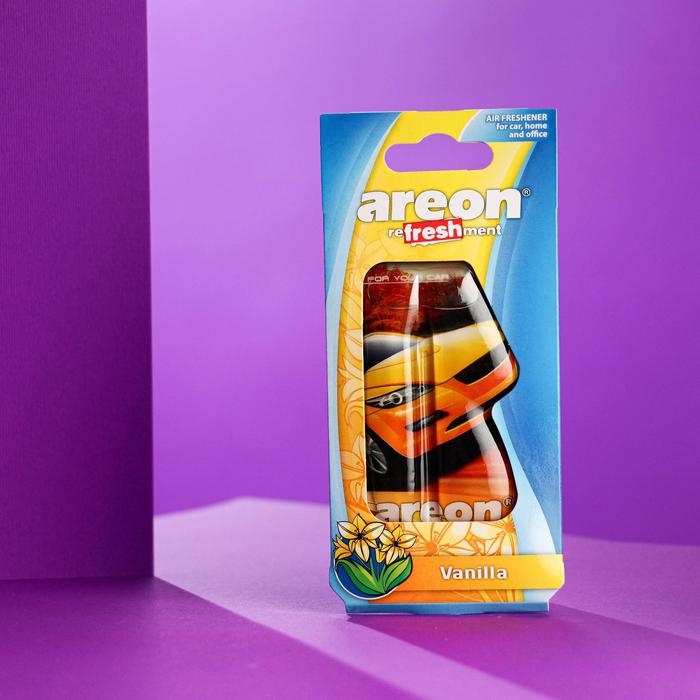 Ароматизатор на зеркало Areon Refreshment гелевый, ваниль 704-025-907 Ароматизатор на зеркало Areon Refreshment гелевый, ваниль 704-025-907