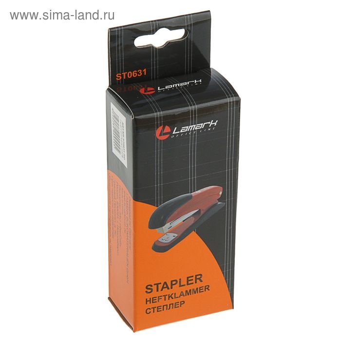 Степлер № 24-26/6 Lamark Ulrich, красный, до 20 листов Степлер № 24-26/6 Lamark Ulrich, красный, до 20 листов