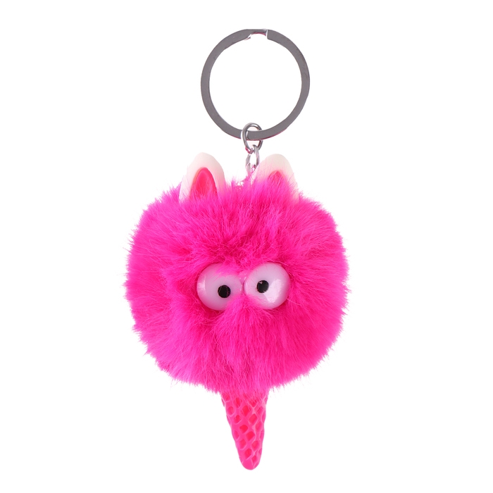 Мягкая игрушка «Пушок» на брелоке, 8 см, цвет МИКС Мягкая игрушка «Пушок» на брелоке, 8 см, цвет МИКС