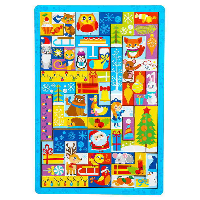 Новогодняя головоломка. Тетрис «Встречаем Новый год» Новогодняя головоломка. Тетрис «Встречаем Новый год»