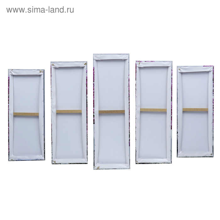 Картина модульная на подрамнике  Картина модульная на подрамнике "Дерево в цвету" 125х80 см (2-25х63, 2-25х70, 1-25х80)