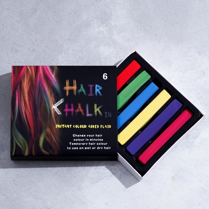 Мелки для волос, 6 шт Мелки для волос, 6 шт