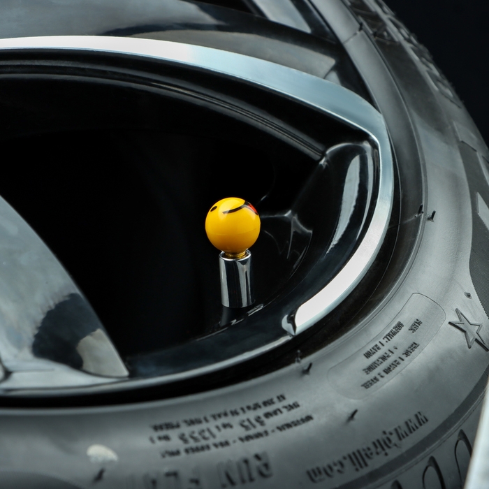 Колпачок на вентиль, TORSO, Смайл, набор 4 шт Колпачок на вентиль, TORSO, Смайл, набор 4 шт