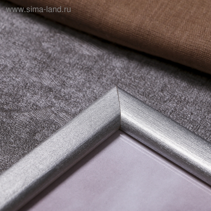 Фоторамка сосна с19 серебро 25х25 см (пластиковый экран) Фоторамка сосна с19 серебро 25х25 см (пластиковый экран)