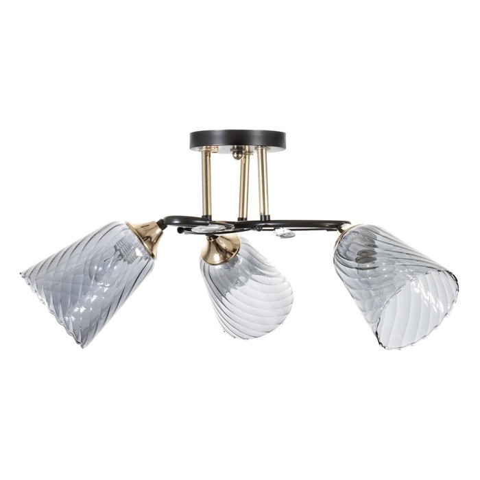 Люстра Люстра "Рони" 3хЕ27 40Вт черный 58х58х23см BayerLux