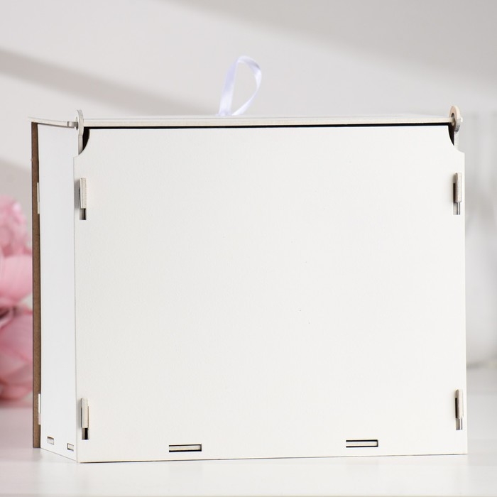 Семейный банк с печатью, 24х14х20 см, Белый-зелёный Семейный банк с печатью, 24х14х20 см, Белый-зелёный