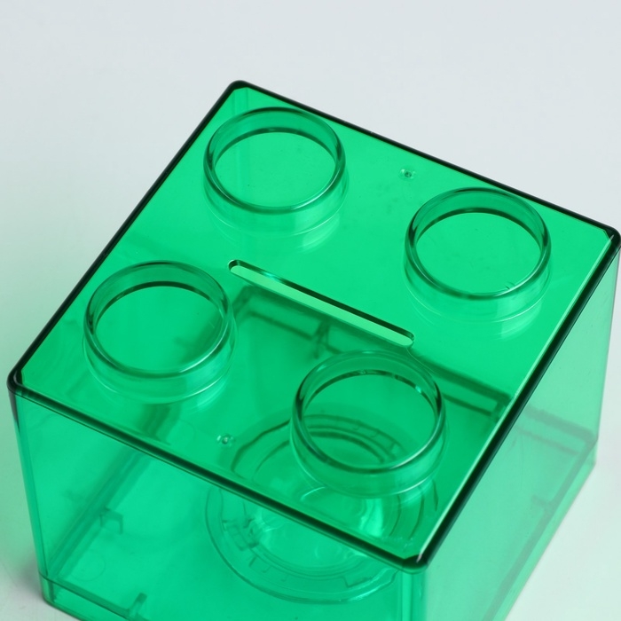 Копилка конструктор, зеленая Копилка конструктор, зеленая