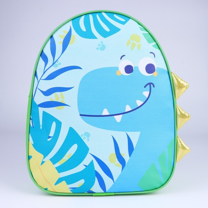 Рюкзак детский для мальчика «Динозавр», 30х25 см