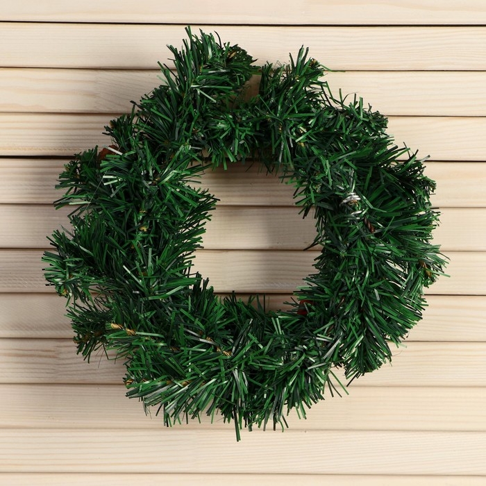 Венок новогодний d-19 см  Венок новогодний d-19 см "Уютная сказка" яблоки шишки