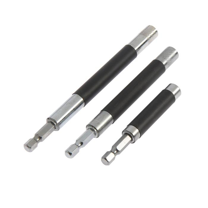 Набор удлинителей для бит ТУНДРА, 80 - 120 - 140 мм, 3 шт. Набор удлинителей для бит ТУНДРА, 80 - 120 - 140 мм, 3 шт.