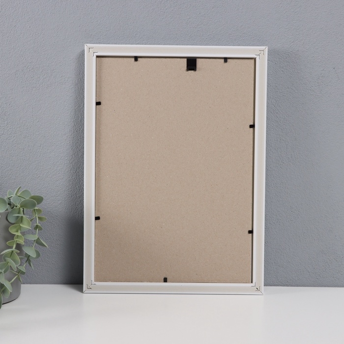 Фоторамка пластик Фоторамка пластик "Пиксель" 21х30 см, белый