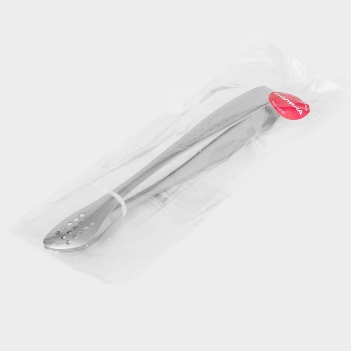 Щипцы кухонные Доляна «Браль», 20,6×12,5×2,2 см, нержавеющая сталь, цвет серебристый Щипцы кухонные Доляна «Браль», 20,6×12,5×2,2 см, нержавеющая сталь, цвет серебристый