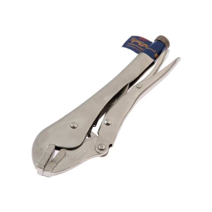 Зажим ручной ТУНДРА, усиленный, плоский захват, с фиксатором, 250 мм Зажим ручной ТУНДРА, усиленный, плоский захват, с фиксатором, 250 мм