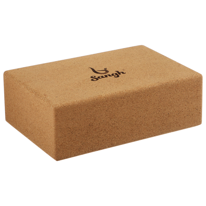 Блок для йоги Sangh, 15×22×7 см, пробка Блок для йоги Sangh, 15×22×7 см, пробка