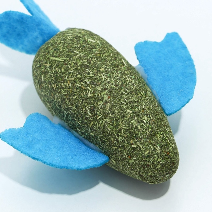 Игрушка для кошек «Рыба» из кошачьей мяты, 8 х 2.5 см Игрушка для кошек «Рыба» из кошачьей мяты, 8 х 2.5 см