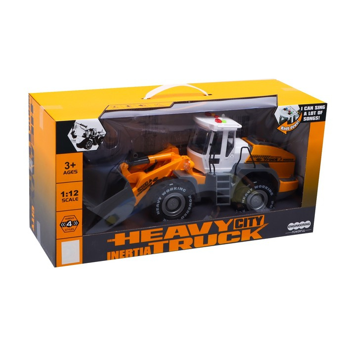 Трактор инерционный «Погрузчик», свет и звук Трактор инерционный «Погрузчик», свет и звук