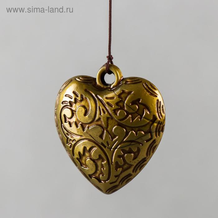 Музыка ветра+ловец снов Музыка ветра+ловец снов "Сердце в сердце" 4 трубки 52 см