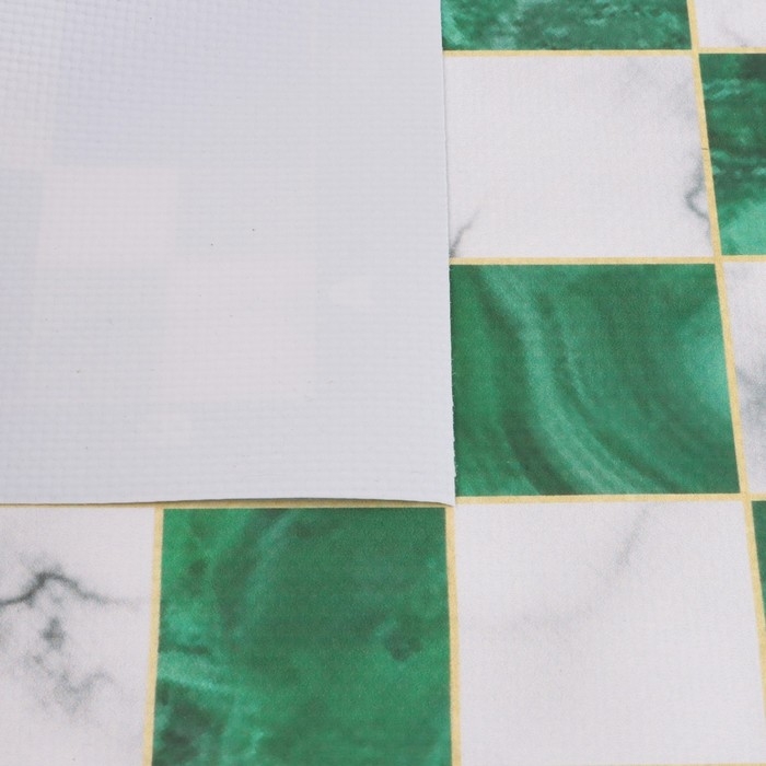 Шахматное поле 39 х 39 см Шахматное поле 39 х 39 см "Малахит", винил