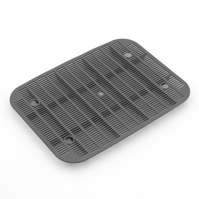 Туалет  Туалет "Сима Люкс" с сеткой и бортом 30 х 39 х 19 см, серый