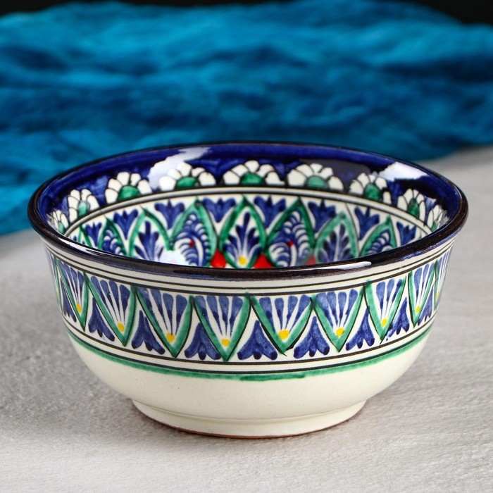 Коса Риштанская Керамика  Коса Риштанская Керамика "Узоры" 14,5 см, малая, микс