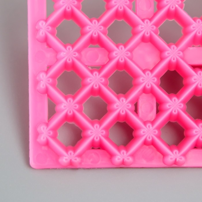 Штамп пластик Штамп пластик "Ромб с квадратом" 12,8х7.5 см