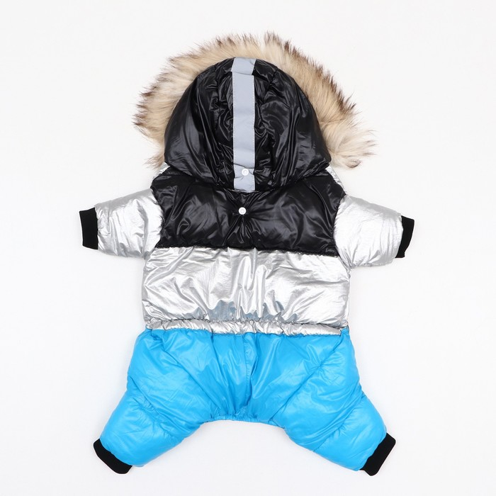 Комбинезон Комбинезон "Пушок", размер 16 (ДС 36 см, ОГ 46 см, ОШ 35 см), голубой