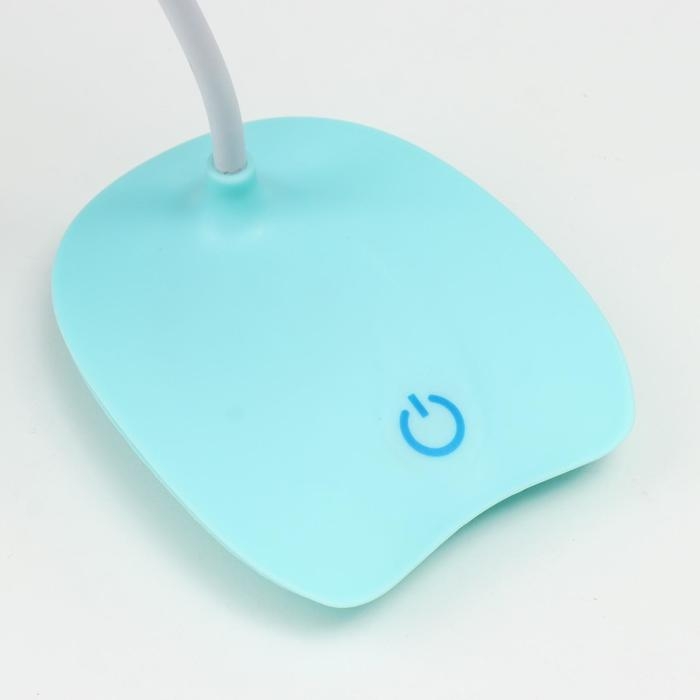 Лампа настольная Лампа настольная "Симпл" LED 5Вт USB МИКС 16х16х38 см RISALUX