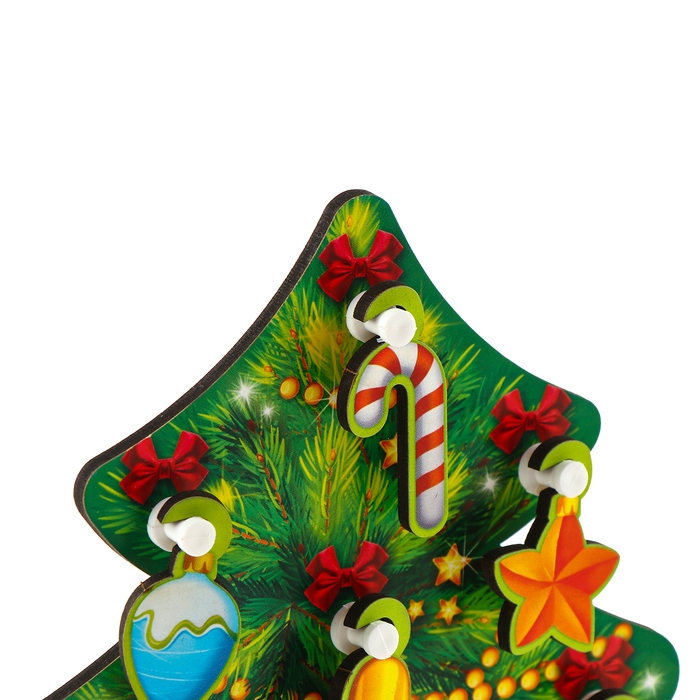 Новогодняя развивающая игрушка «Новый год! Ёлочка», 15 х 20 см Новогодняя развивающая игрушка «Новый год! Ёлочка», 15 х 20 см