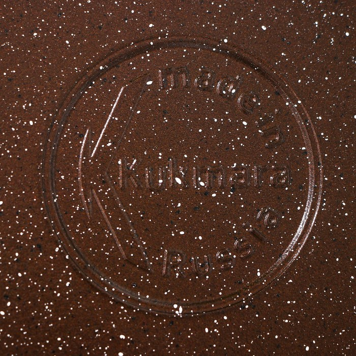 Сковорода блинная, d=24 см, пластиковая ручка, антипригарное покрытие, цвет кофейный мрамор Сковорода блинная, d=24 см, пластиковая ручка, антипригарное покрытие, цвет кофейный мрамор