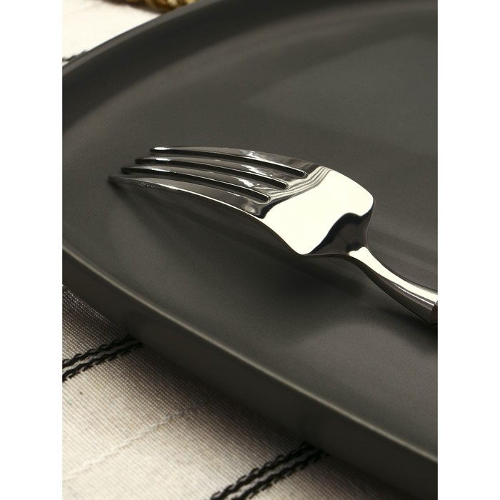 Вилка столовая из нержавеющей стали Magistro «Фьюжн», длина 20,5 см, цвет серебряный Вилка столовая из нержавеющей стали Magistro «Фьюжн», длина 20,5 см, цвет серебряный