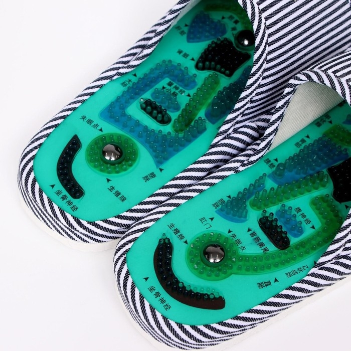 Массажер Tour Ma Line для ступней ног, тапочки, 39-43 размер. 1 пара Массажер Tour Ma Line для ступней ног, тапочки, 39-43 размер. 1 пара