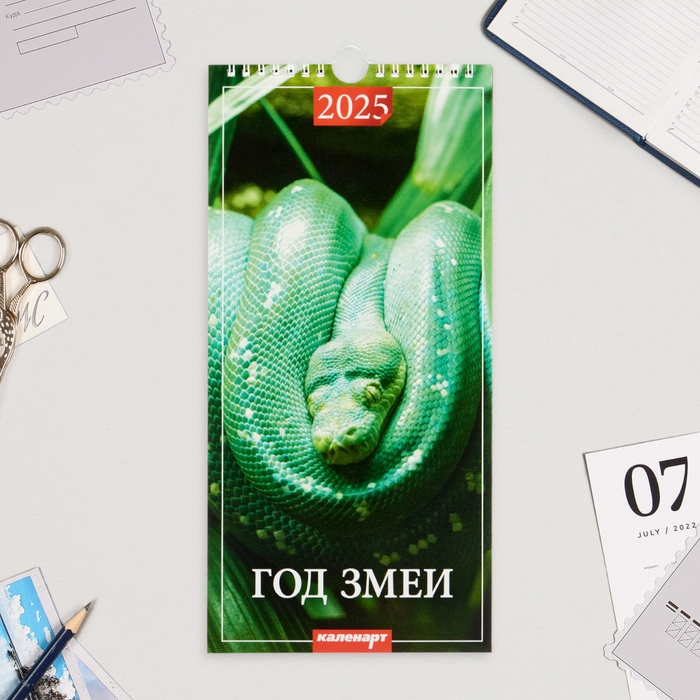 Календарь на ригеле Календарь на ригеле "Символ Года - 1" 2025 год, 16,5 х 34 см