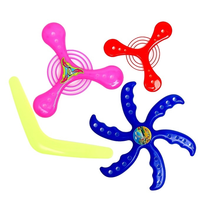 Бумеранг, набор 4 штуки, цвета МИКС Бумеранг, набор 4 штуки, цвета МИКС