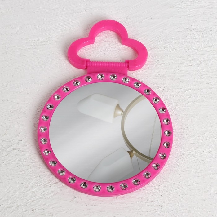 Зеркало настольное - подвесное «Круг», с рамкой под фотографию, d зеркальной поверхности 12 см, фасовка 10 шт, цвет МИКС Зеркало настольное - подвесное «Круг», с рамкой под фотографию, d зеркальной поверхности 12 см, фасовка 10 шт, цвет МИКС