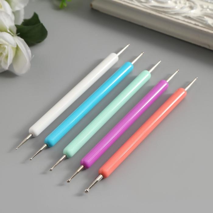 Инструменты для придания формы фоамирану  Инструменты для придания формы фоамирану "Пастель" набор 5 шт 12 см