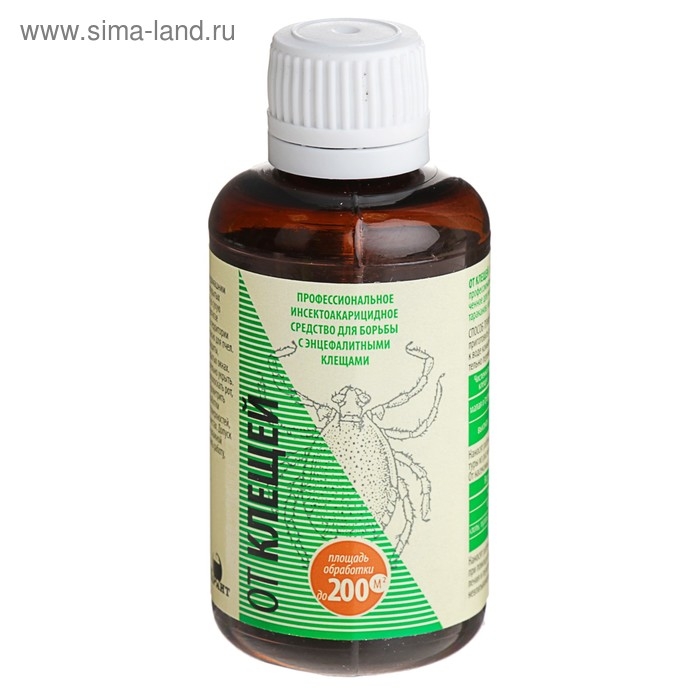 Концентрат от энцефалитных клещей  Концентрат от энцефалитных клещей ""От клещей", коробка, 50 мл