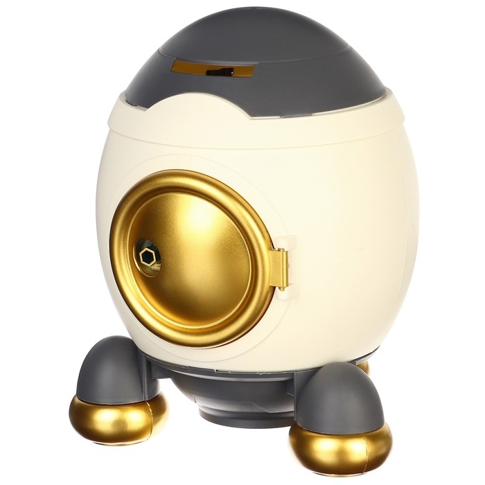 Копилка ракета с набором наклеек, 22,5 см х 18,5 см х 17,5 см Копилка ракета с набором наклеек, 22,5 см х 18,5 см х 17,5 см "Мышонок", Микки Маус