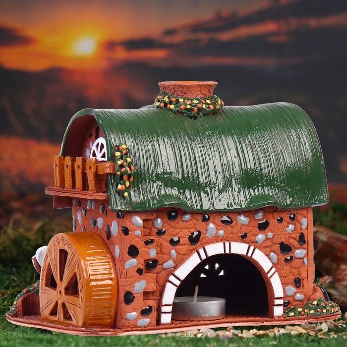 Аромалампа Домик Аромалампа Домик "Деревня", 18 см, ручная работа 1371846