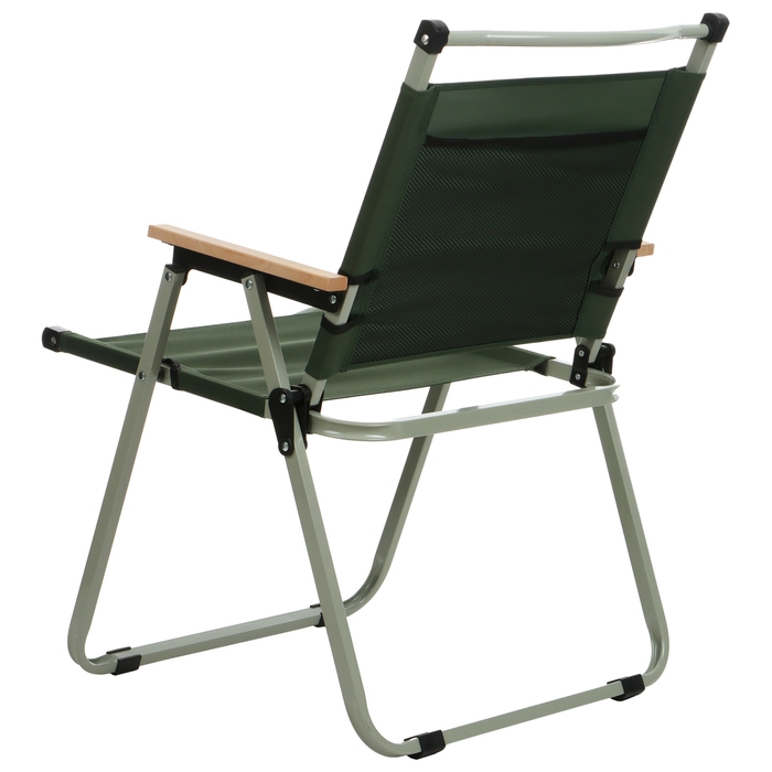 Кресло складное maclay, 55 х 50 х 78 см, до 120 кг, цвет зелёный Кресло складное maclay, 55 х 50 х 78 см, до 120 кг, цвет зелёный