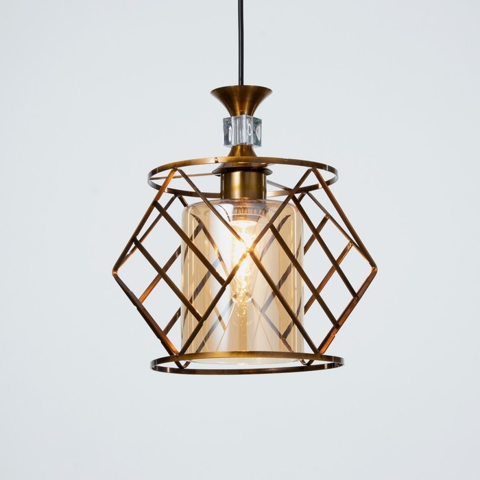 Светильник BayerLux Светильник BayerLux "Куара" E27 40Вт золото 28х28х19-119 см