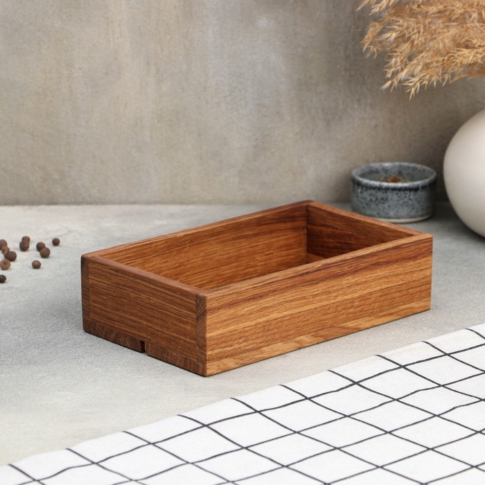 Салфетница-органайзер кухонный Adelica, 2в1, с отделением под чай и специи, 21×12×5,5 см, дуб Салфетница-органайзер кухонный Adelica, 2в1, с отделением под чай и специи, 21×12×5,5 см, дуб